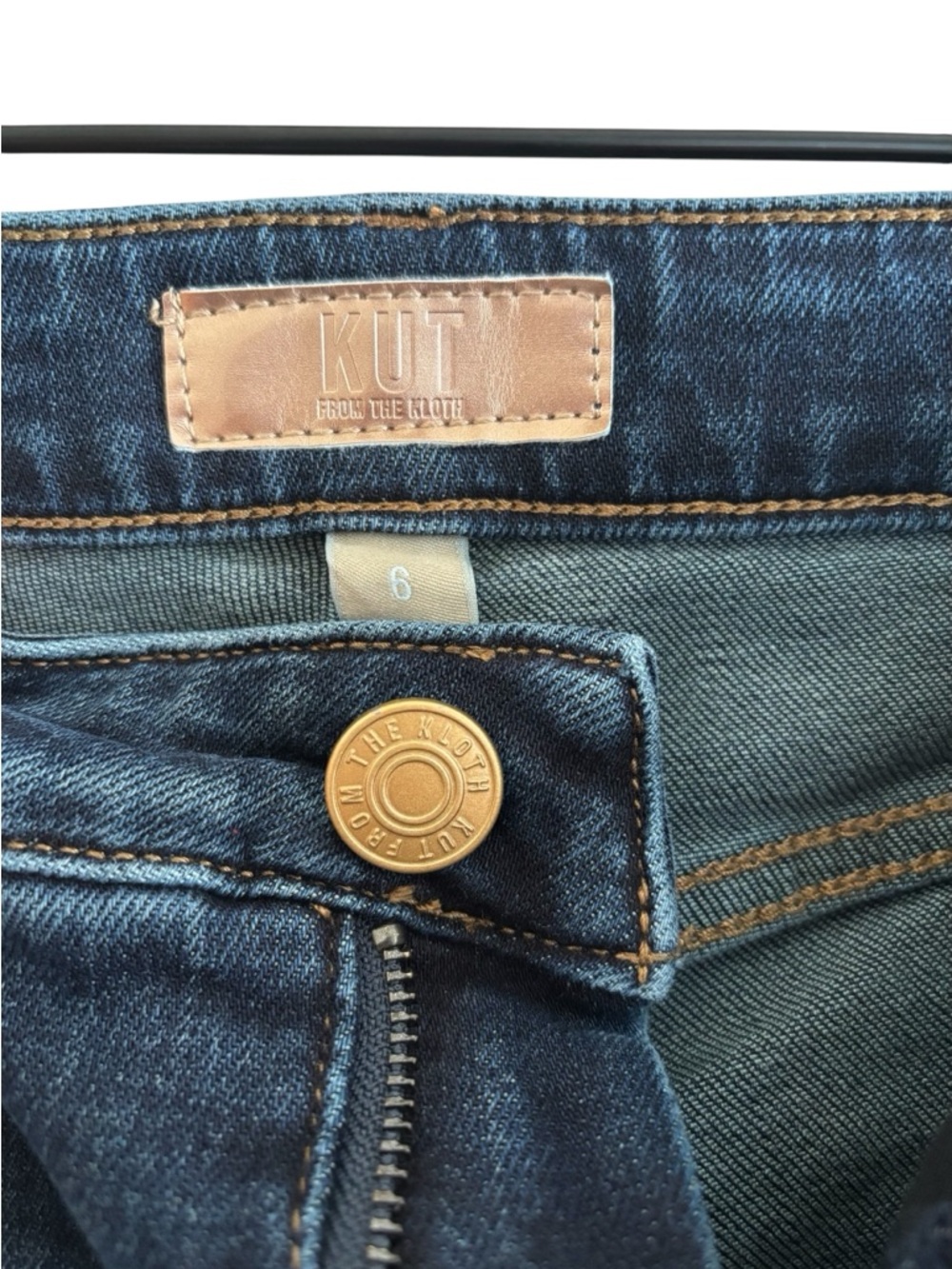 Kut From The Kloth Stella High Rise Fab Ab Flare Denim Jeans Size 6 - Picture 11 of 16